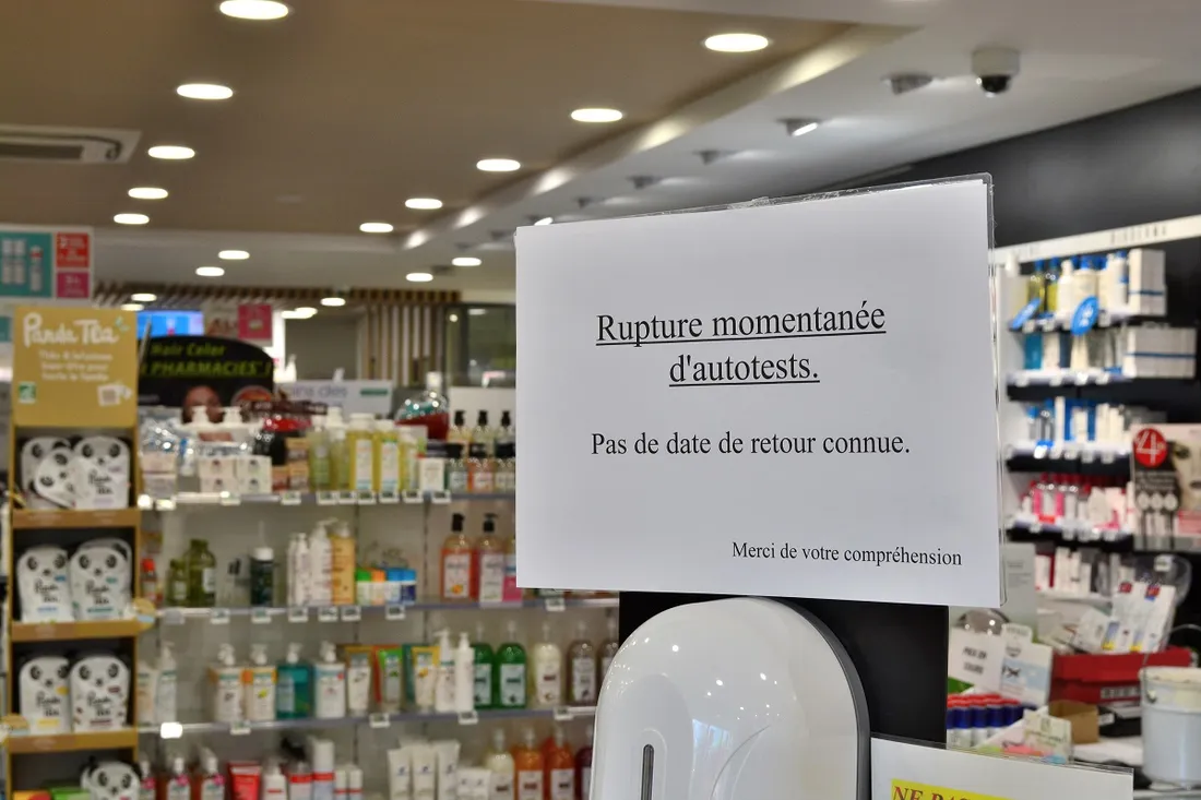 Les autotests en rupture de stock dans cette pharmacie de Vannes